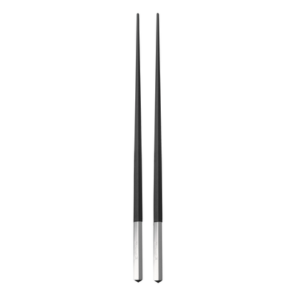 UNI Silver-Plated Black Japanese Chopsticks