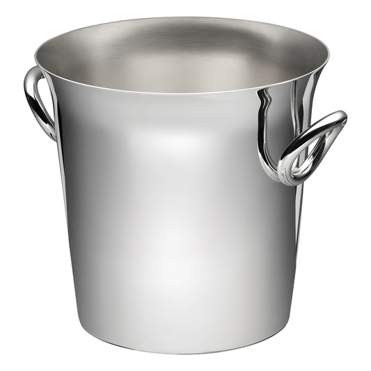 VERTIGO Silver-Plated Champagne Cooler For Two Bottles Bakhache Lifestyle Australia