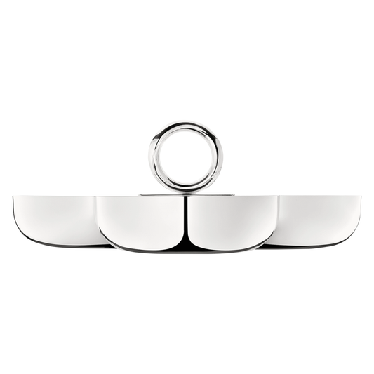 VERTIGO 3-Tier Silver-Plated Three Part Server Large Bakhache Lifestyle Australia