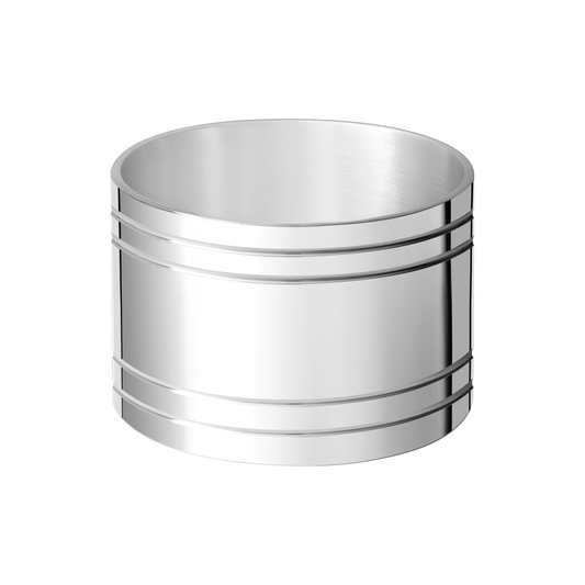 NATHALIE Silver plated Napkin Ring Bakhache Lifestyle Australia
