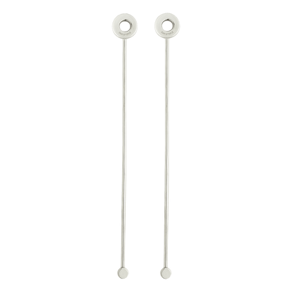 OH DE CHRISTOFLE Stainless Steel Cocktail Stirrers, Set of 2