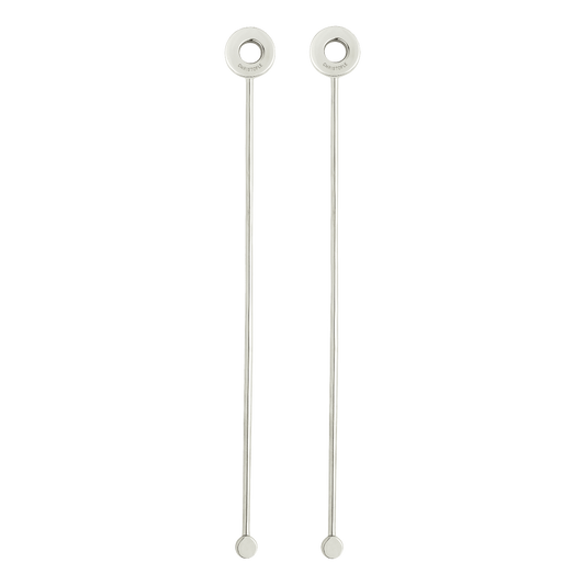 OH DE CHRISTOFLE Stainless Steel Cocktail Stirrers, Set of 2 Bakhache Lifestyle Australia