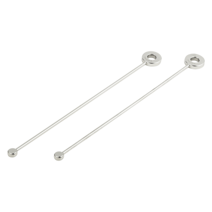 OH DE CHRISTOFLE Stainless Steel Cocktail Stirrers, Set of 2