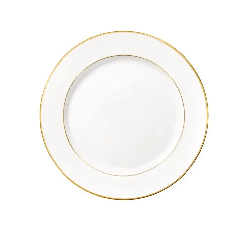 ALBI Porcelain Dessert Plate with Leafing