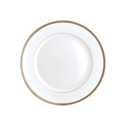 MALMAISON Porcelain Bread Plate Platinum Finish Bakhache Lifestyle Australia