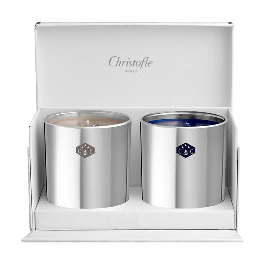 Gift Box of 2 Candles Miel & Lune d’Argent Première Edition Bakhache Lifestyle Australia