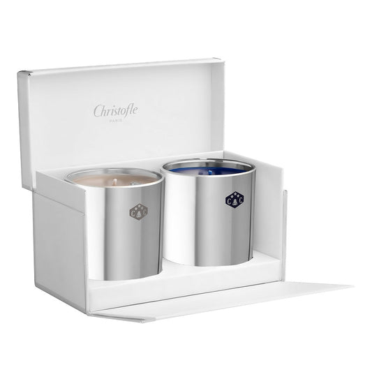 Gift Box of 2 Candles Miel & Lune d’Argent Première Edition Bakhache Lifestyle Australia