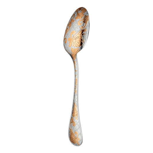 JARDIN D'EDEN Partially Gilded Silver Plated Table Spoon Bakhache Lifestyle Australia