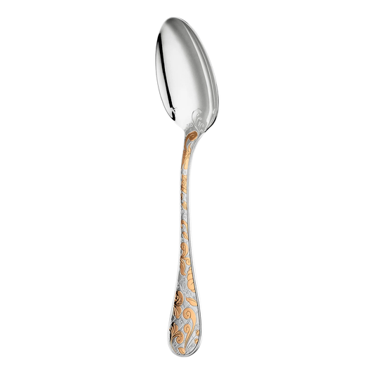 JARDIN D'EDEN Partially Gilded Silver Plated Table Spoon Bakhache Lifestyle Australia