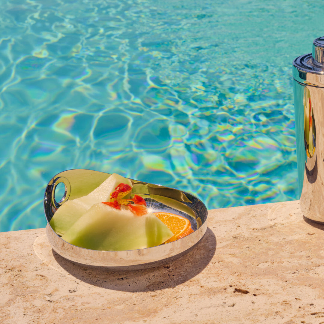 OH DE CHRISTOFLE Large Stainless Steel Bowl