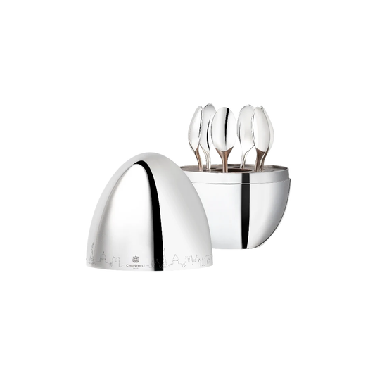MOOD SKYLINE 6-Piece Silver-Plated Espresso Spoon Set - PARIS Bakhache Lifestyle Australia