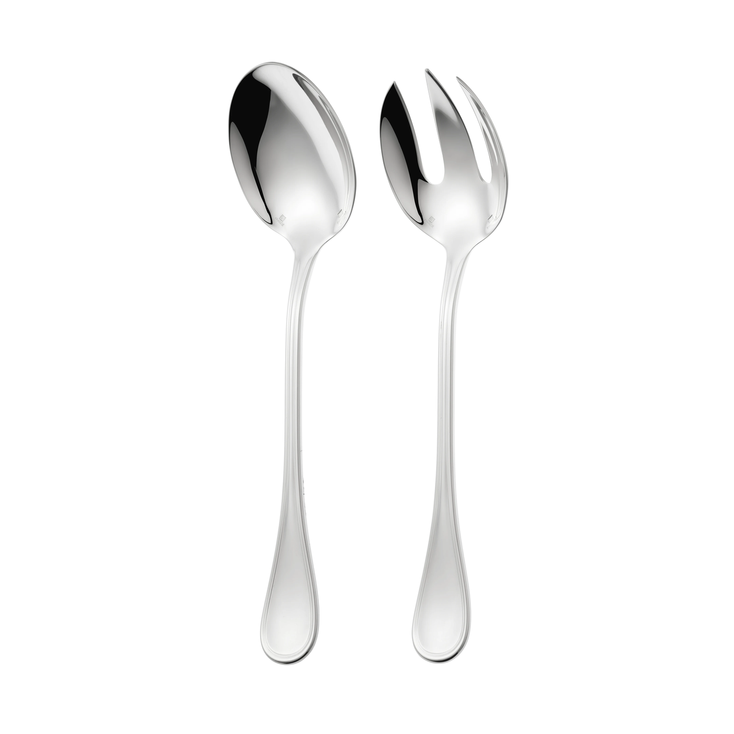 ALBI Set of 2 Silver-Plated Salad Serving Pieces