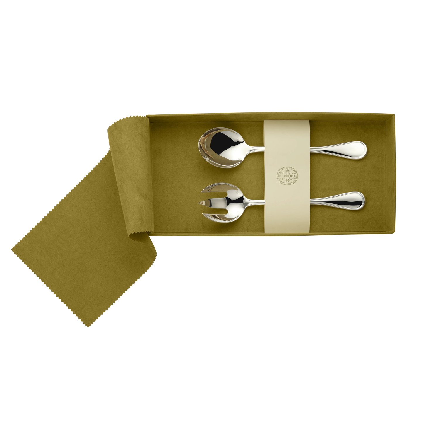 ALBI Set of 2 Silver-Plated Salad Serving Pieces