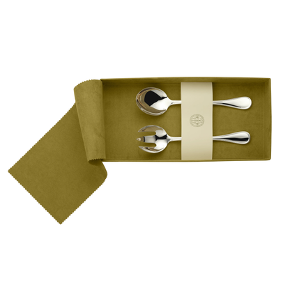 ALBI Set of 2 Silver-Plated Salad Serving Pieces