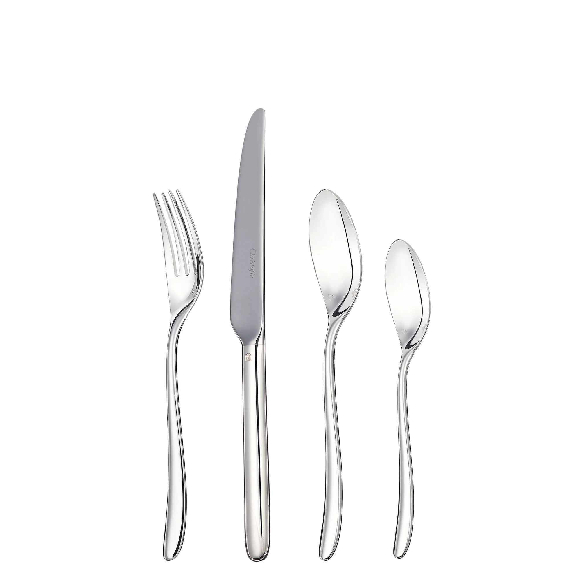 MOOD La Trousse 4-pc medium-sized Silver Plated Individual Set