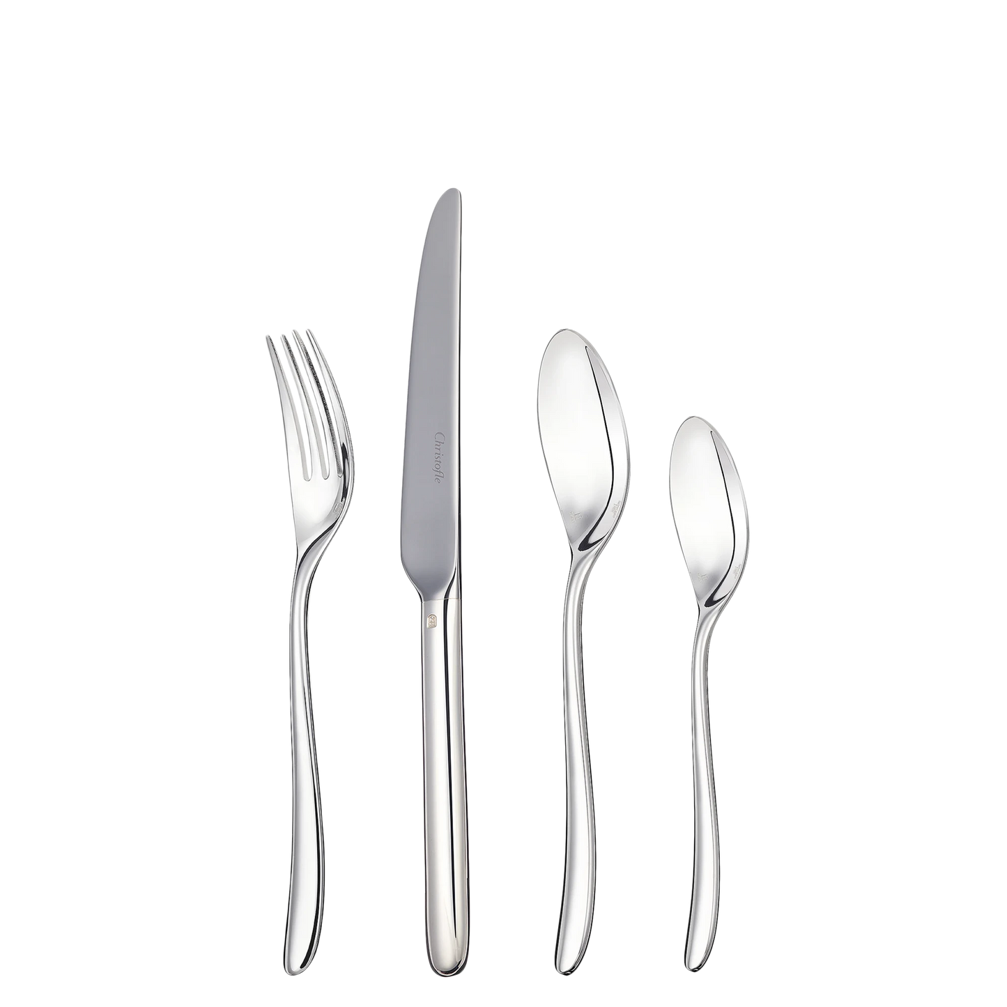 MOOD La Trousse 4-pc medium-sized Silver Plated Individual Set