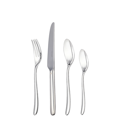 MOOD La Trousse 4-pc medium-sized Silver Plated Individual Set