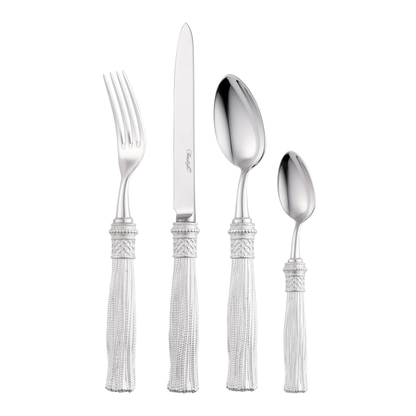 POMPON 4-piece Silver-plated Individual place settings