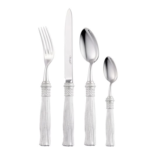 POMPON 4-piece Silver-plated Individual place settings Bakhache Lifestyle Australia