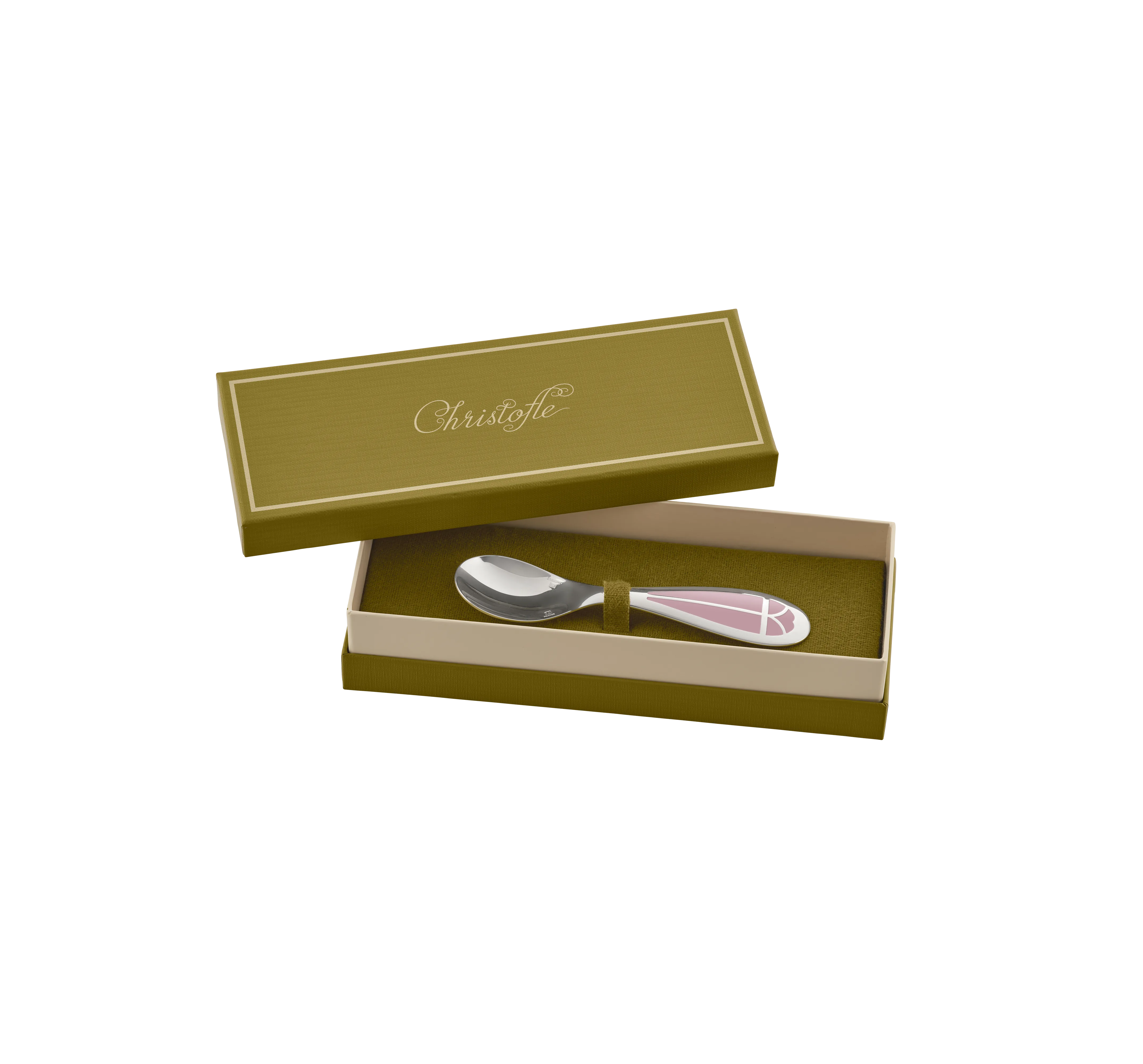 TALISMAN Silver plated Baby Spoon - Ice Blue