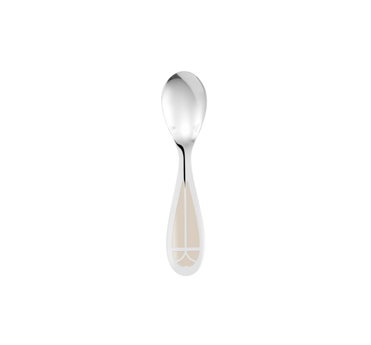 TALISMAN Silver plated Baby Spoon - Ivory Bakhache Lifestyle Australia