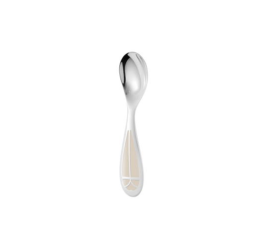 TALISMAN Silver plated Baby Spoon - Ivory Bakhache Lifestyle Australia