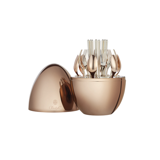 MOOD ASIA PRECIOUS 24-Piece Rose Gold Flatware Set for 6 people Bakhache Lifestyle Australia