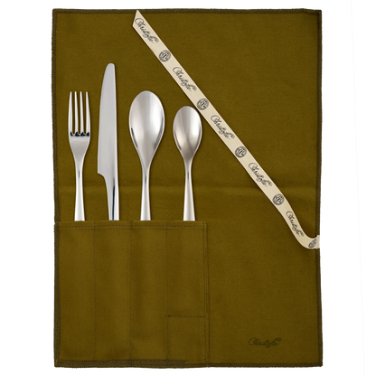 L'ÂME DE CHRISTOFLE La Trousse 4-pc medium-sized Stainless Steel Individual Set
