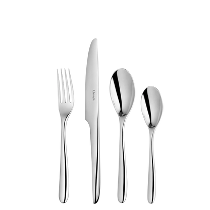 L'ÂME DE CHRISTOFLE La Trousse 4-pc medium-sized Stainless Steel Individual Set