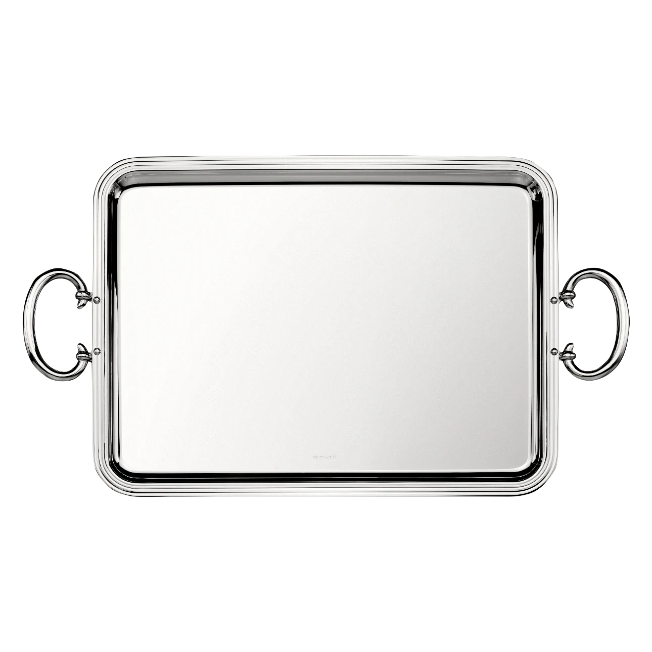 ALBI Silver-Plated Rectangular Tray with Handles - 43 x 31 cm