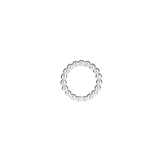 PERLES Silver Plated Napkin Ring, Set of 2 Bakhache Lifestyle Australia