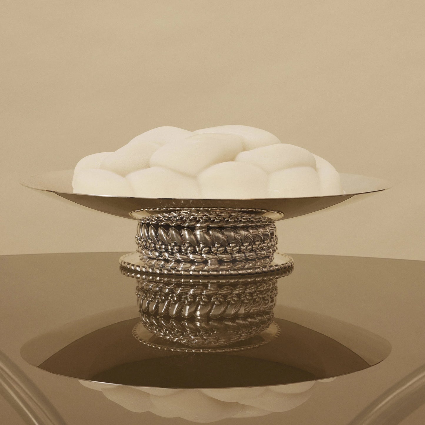BABYLONE Silver-Plated Centerpiece