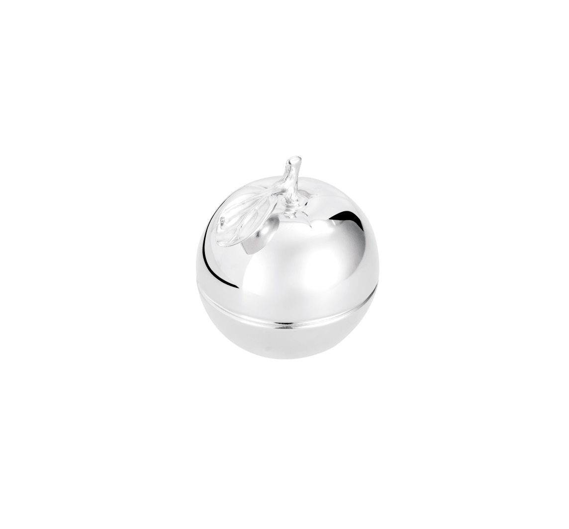BONBONNIÈRE Silver-plated Apple Trinket Box