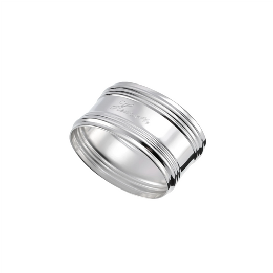 HENRIETTE Silver plated Napkin Ring Bakhache Lifestyle Australia