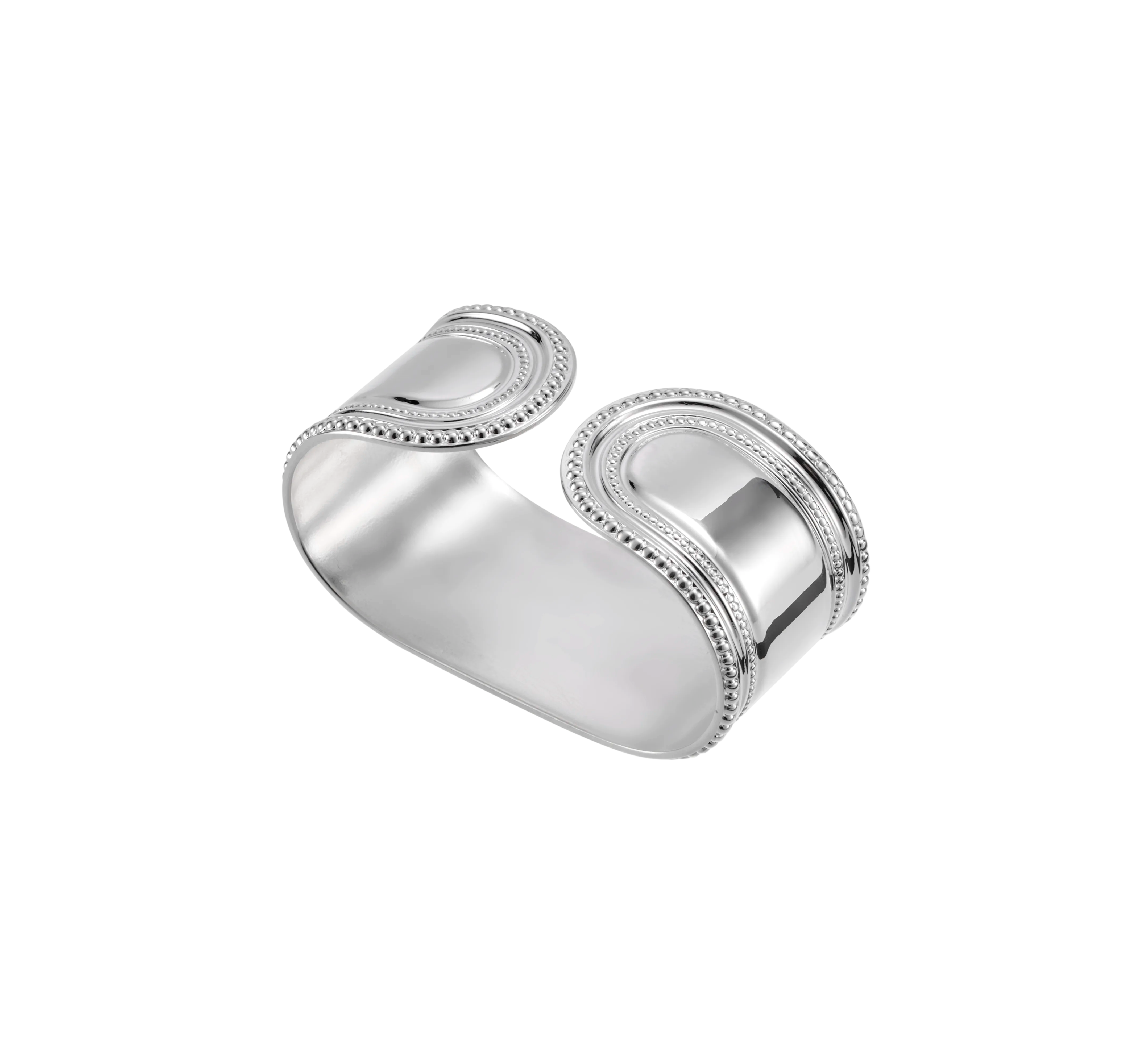 MARIE-ROSE Silver plated Opened Napkin Ring