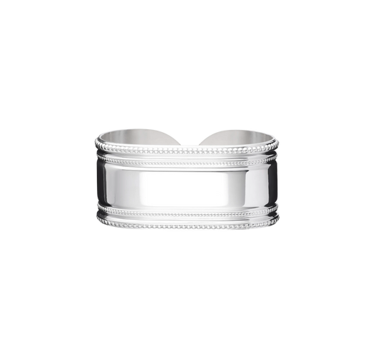 MARIE-ROSE Silver plated Opened Napkin Ring Bakhache Lifestyle Australia