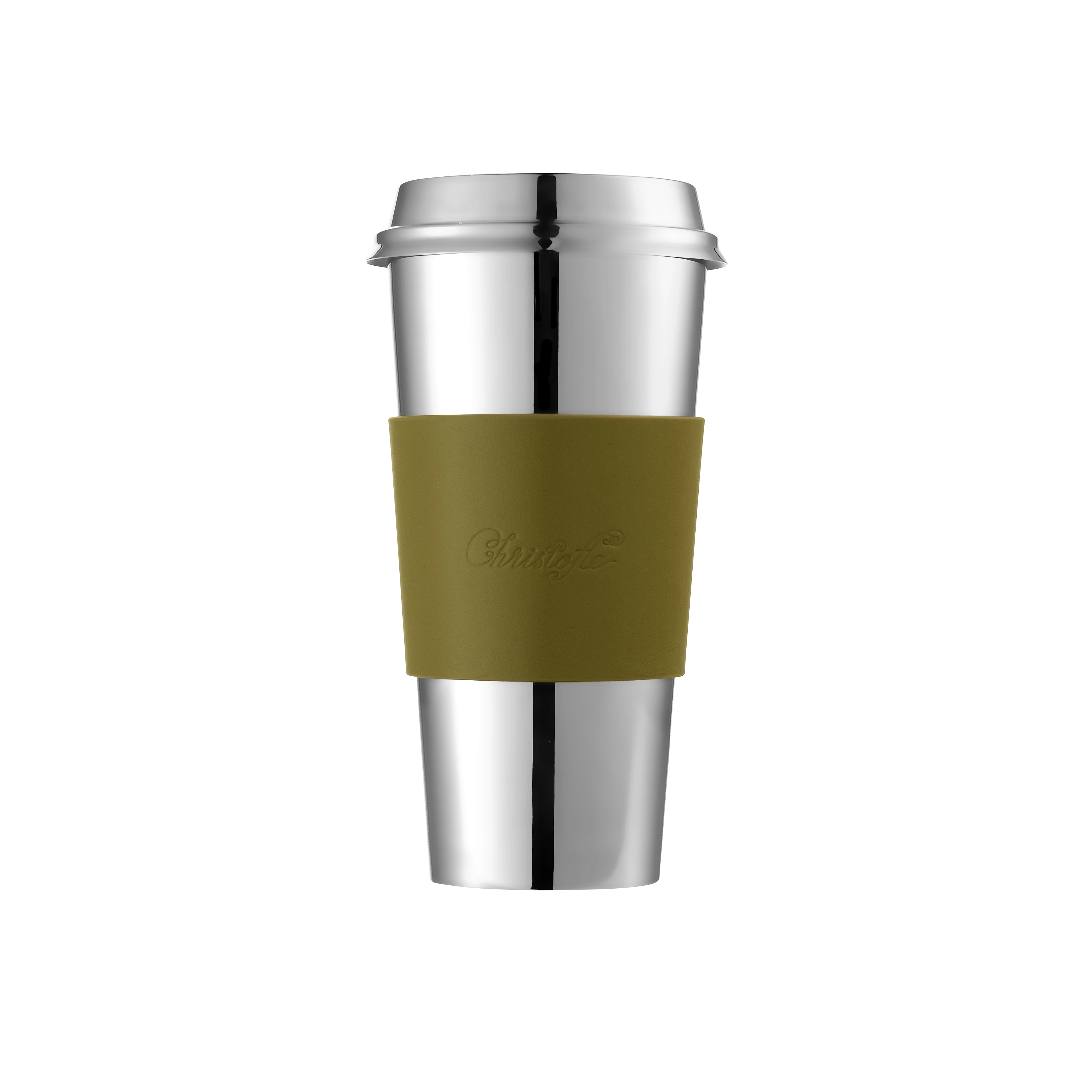 OBJETS MIROIR Stainless Steel Coffee Cup Imperial Green