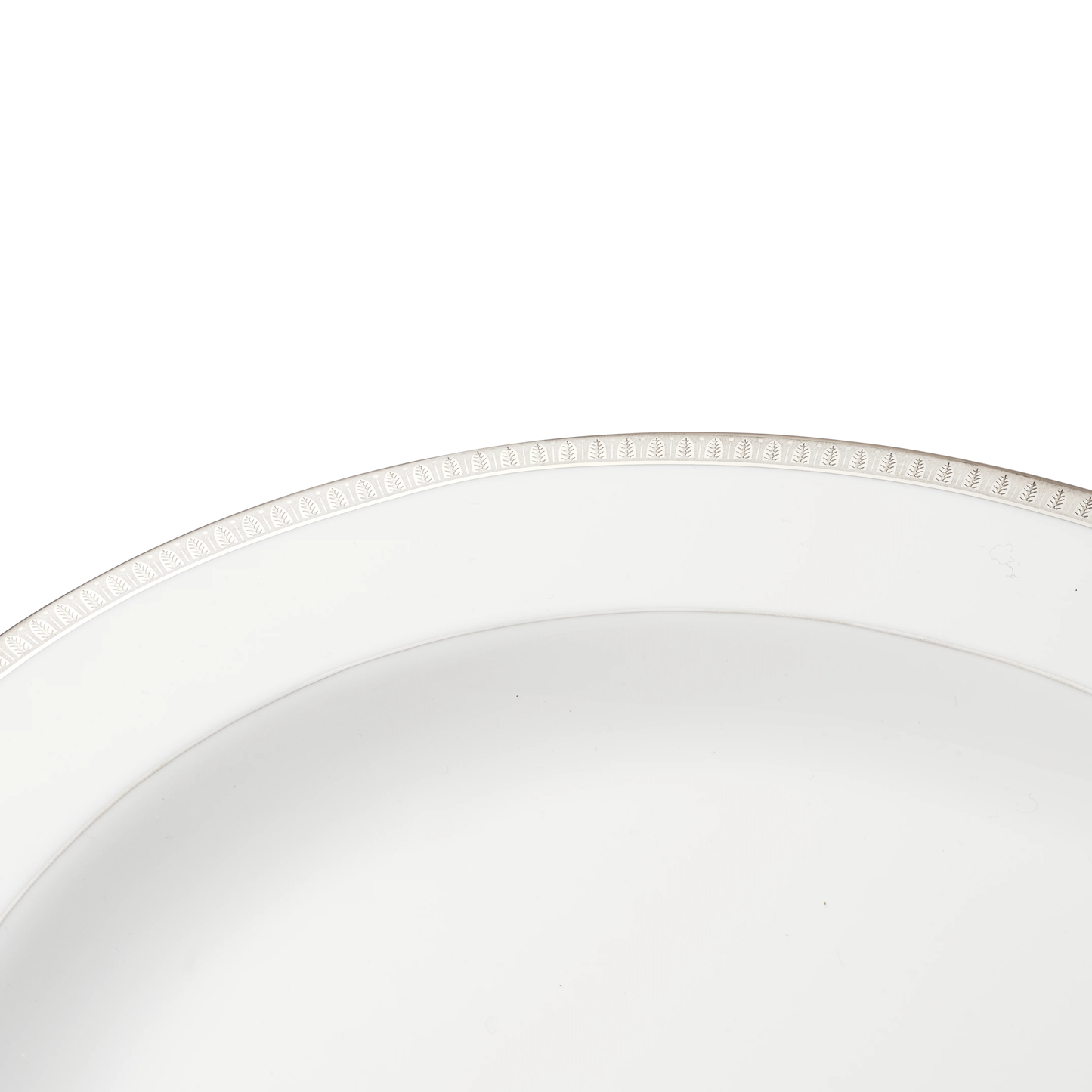 MALMAISON Porcelain Oval Platter 38cm Platinum Finish