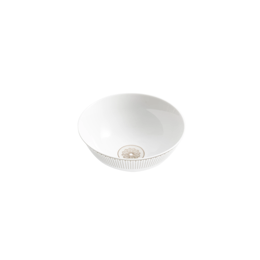 MALMAISON IMPÉRIALE Porcelain Chinese Rice Bowl Platinum Finish Bakhache Lifestyle Australia