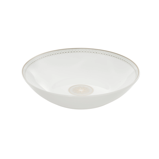 MALMAISON IMPÉRIALE Porcelain Soup Cereal Bowl Platinum Finish Bakhache Lifestyle Australia
