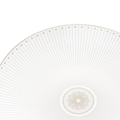 MALMAISON IMPÉRIALE Porcelain Dessert/Luncheon/Salad plate Platinum Finish