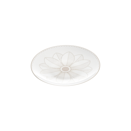 MALMAISON IMPÉRIALE Porcelain Bread Plate Platinum Finish Bakhache Lifestyle Australia