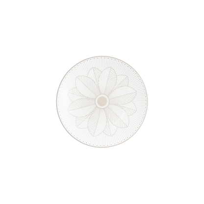 MALMAISON IMPÉRIALE Porcelain Bread Plate Platinum Finish