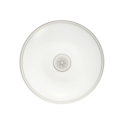 MALMAISON IMPÉRIALE Porcelain Open Vegetable Dish Platinum Finish