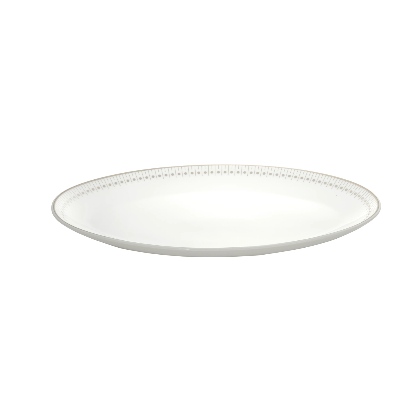 MALMAISON IMPÉRIALE Porcelain Oval platter 28 cm Platinum Finish