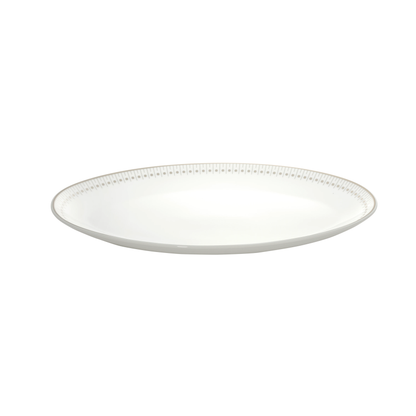 MALMAISON IMPÉRIALE Porcelain Oval platter 28 cm Platinum Finish