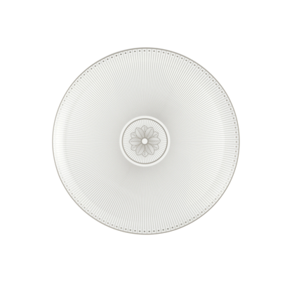 MALMAISON IMPÉRIALE Porcelain Pie Dish Platinum Finish