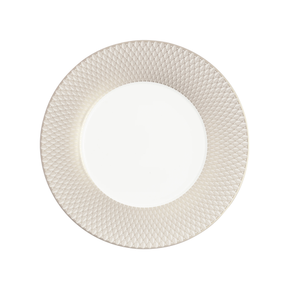MALMAISON IMPÉRIALE Porcelain Underplate Platinum Finish