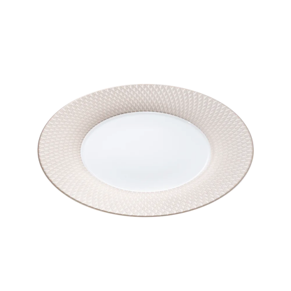 MALMAISON IMPÉRIALE Porcelain Underplate Platinum Finish