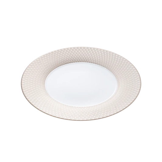 MALMAISON IMPÉRIALE Porcelain Underplate Platinum Finish Bakhache Lifestyle Australia